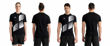 Imagen de UNISEX T-SHIRT TEAM LOGO 518 BLACK-WHITE-BLUE DIAMOND + 005651