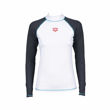 Imagen de ARENA WOMEN'S RASH VEST LONG SLEEVE - WHITE-ASH GREY + 003131-150