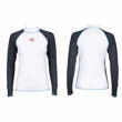 Imagen de ARENA WOMEN'S RASH VEST LONG SLEEVE - WHITE-ASH GREY + 003131-150