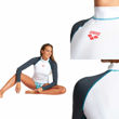 Imagen de ARENA WOMEN'S RASH VEST LONG SLEEVE - WHITE-ASH GREY + 003131-150