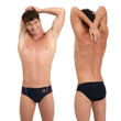 Imagen de MEN'S SPIKES SWIM BRIEFS 500 BLACK-BLACK MULTI + 006137