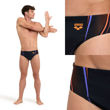 Imagen de MEN'S SPIKES SWIM BRIEFS 500 BLACK-BLACK MULTI + 006137
