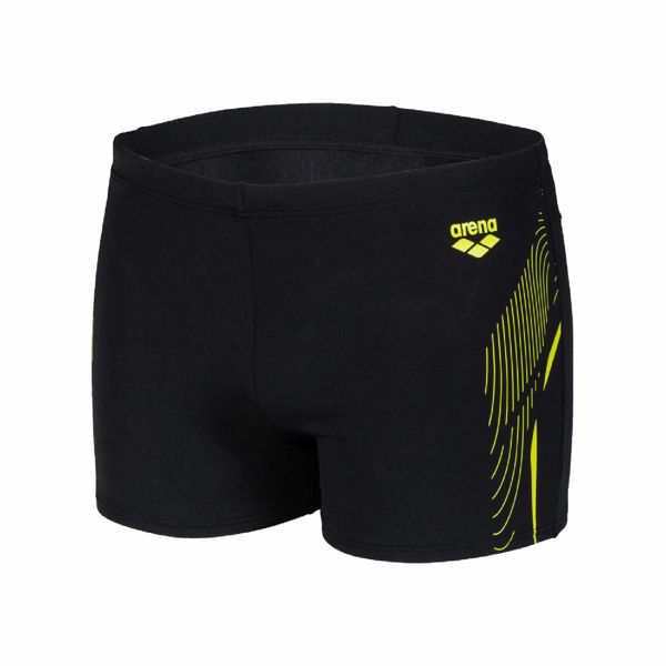 Imagen de MEN'S SWIM SHORT GRAPHIC 560 BLACK-SOFT GREEN + 005552