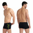 Imagen de MEN'S SWIM SHORT GRAPHIC 560 BLACK-SOFT GREEN + 005552