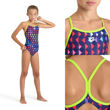 Imagen de GIRL'S CARNIVAL SWIMSUIT 750 SOFT GREEN + 005997