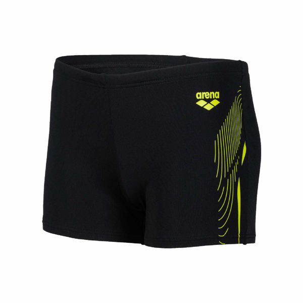 Imagen de BOY'S SWIM SHORT GRAPHIC 560 BLACK-SOFT GREEN + 005546