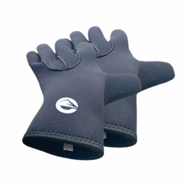 Imagen de Nug 3mm Neoprene Gloves Black + NUGGLOVES