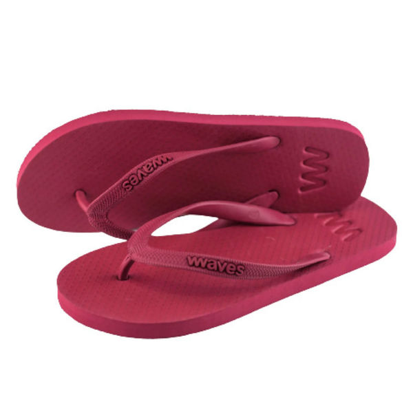 Imagen de Ojotas WAVES FLIP FLOPS Maroon + HM0923