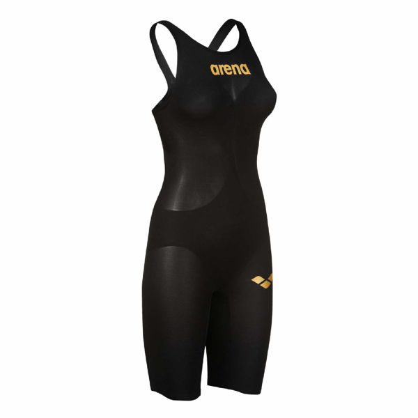 Imagen de WOMEN'S POWERSKIN CARBON AIR2 OPEN BACK - BLACK-BLACK-GOLD + 001128-553