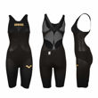 Imagen de WOMEN'S POWERSKIN CARBON AIR2 OPEN BACK - BLACK-BLACK-GOLD + 001128-553