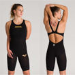 Imagen de WOMEN'S POWERSKIN CARBON AIR2 OPEN BACK - BLACK-BLACK-GOLD + 001128-553
