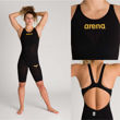 Imagen de WOMEN'S POWERSKIN CARBON AIR2 OPEN BACK - BLACK-BLACK-GOLD + 001128-553