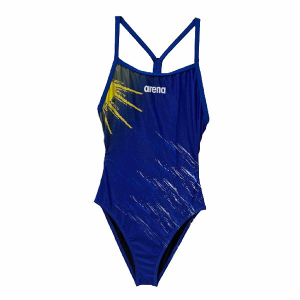 Imagen de ARENA WOMEN'S LIGHTECH HIGH URUGUAY - NAVY-YELLOW + 006947-700