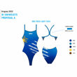 Imagen de ARENA WOMEN'S LIGHTECH HIGH URUGUAY - ROYAL-WHITE + 006947-800