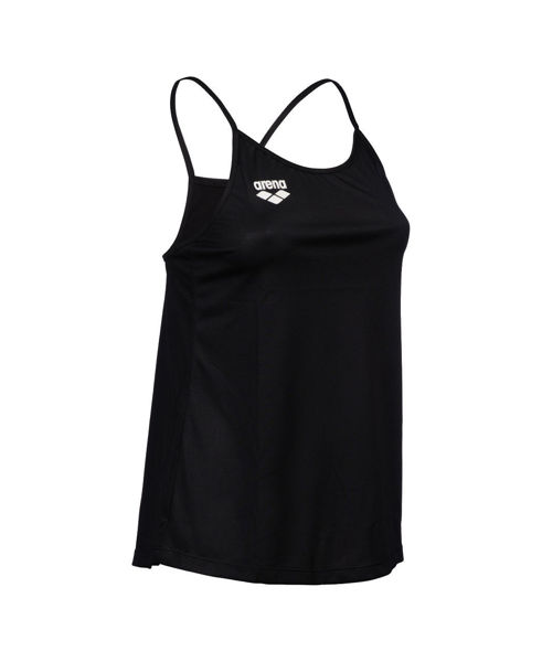 Imagen de WOMEN´S TANK TOP THIN STRAPS 500 BLACK+ 005964