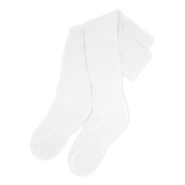 Imagen de CTM13ADU- WHITE Soccer stocking Fit2 Adulto - Blanco