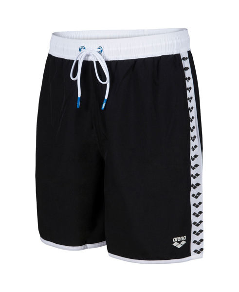 Imagen de ARENA UNISEX ICONS TEAM STRIPE BERMUDA - BLACK-WHITE + 004298-510