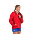 Imagen de WOMEN'S TEAM HOODED JACKET PANEL 400 RED + 004895