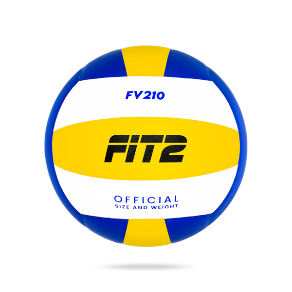 Imagen de FV-210 Balón Volley PU Nº 5 Amarillo/ Azul/ Blanco