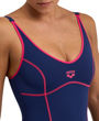 Imagen de WOMEN'S ARENA TANIA CLIP BACK SWIMSUIT ONE PIECE - NAVY-FREAK ROSE + 005974-790