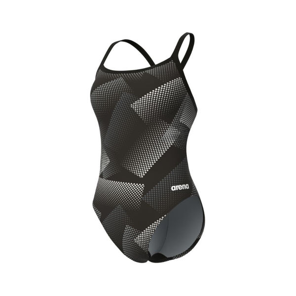Imagen de WOMEN'S HALFTONE SWIMSUIT CHALLENGE BACK - BLACK-TEAM BLACK + 006706-500