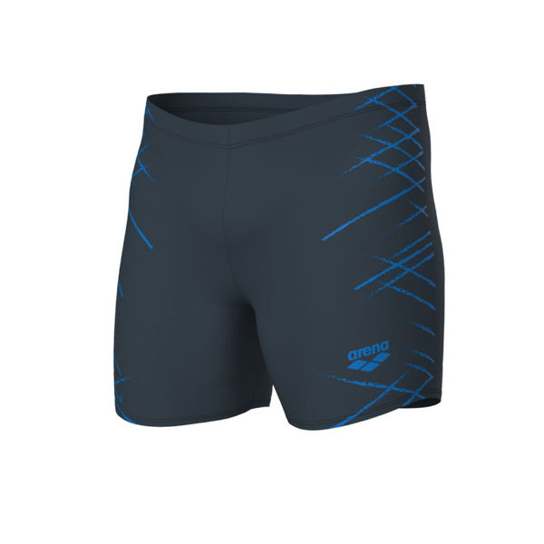 Imagen de MEN'S ARENA STRAIGHT LINES SWIM MID JAMMER - ASPHALT-BLUE RIVER + 007124-580