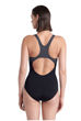 Imagen de ARENA WOMEN'S LOGO KIKKO SWIMSUIT CONTROLPRO LOW B - BLACK-ASPHALT-WHITE MULTI + 006731-550