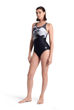Imagen de ARENA WOMEN'S LOGO KIKKO SWIMSUIT CONTROLPRO LOW B - BLACK-ASPHALT-WHITE MULTI + 006731-550