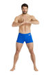 Imagen de ARENA MEN'S TEAM SWIM SHORT SOLID - ROYAL-WHITE + 004776-720