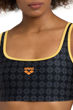Imagen de ARENA WOMEN'S 50TH ANNIVERSARY BIKINI BRALETT - BLACK MULTI-GOLD + 006176-503