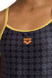 Imagen de ARENA WOMEN'S 50TH ANNIVERSARY SUPER FLY SWIMSUIT - BLACK MULTI-GOLD + 006190-503