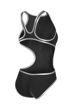 Imagen de ARENA WOMEN'S ARENA ONE BIG LOGO ONE PIECE - BLACK-SILVER + 001198-552