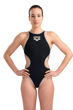 Imagen de ARENA WOMEN'S ARENA ONE BIG LOGO ONE PIECE - BLACK-SILVER + 001198-552
