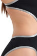 Imagen de ARENA WOMEN'S ARENA ONE BIG LOGO ONE PIECE - BLACK-SILVER + 001198-552