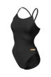 Imagen de ARENA WOMEN'S TEAM SWIMSUIT CHALLENGE SOLID - BLACK-GOLD + 004766-535