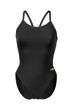 Imagen de ARENA WOMEN'S TEAM SWIMSUIT CHALLENGE SOLID - BLACK-GOLD + 004766-535