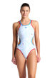Imagen de ARENA WOMEN'S ARENA ONE FIREFLOW SWIMSUIT BOUBLE CROSS BACK - RED-BLUE RIVER-WHITE MULTI + 008597-485