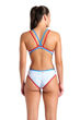 Imagen de ARENA WOMEN'S ARENA ONE FIREFLOW SWIMSUIT BOUBLE CROSS BACK - RED-BLUE RIVER-WHITE MULTI + 008597-485
