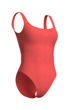 Imagen de ARENA WOMEN'S TEAM STRIPE SWIMSUIT U BACK - CALYPSO CORAL + 007058-900