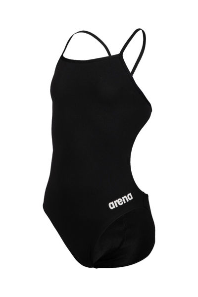 Imagen de ARENA GIRL'S TEAM SWIMSUIT CHALLENGE SOLID - BLACK-WHITE + 004765-550