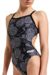 Imagen de ARENA WOMEN'S HYDRANGEA BOUQUET CHALLENGE BACK - BLACK-TEAM BLACK + 006648-500