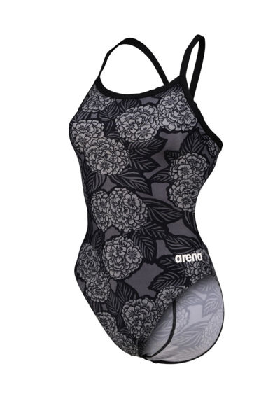 Imagen de ARENA WOMEN'S HYDRANGEA BOUQUET CHALLENGE BACK - BLACK-TEAM BLACK + 006648-500