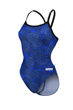Imagen de ARENA WOMEN'S HYDRANGEA BOUQUET CHALLENGE BACK - BLACK-TEAM ROYAL + 006648-200