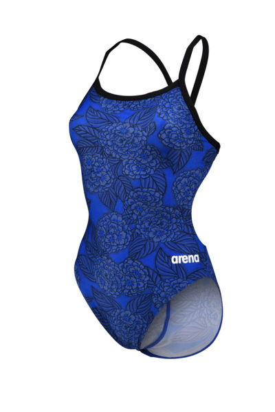 Imagen de ARENA WOMEN'S HYDRANGEA BOUQUET CHALLENGE BACK - BLACK-TEAM ROYAL + 006648-200