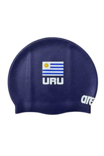 Imagen de ARENA FLAT SILICONE CAP URUGUAY - NAVY + 008684-700-TU