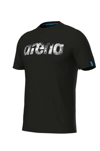 Imagen de ARENA T-SHIRT LOGO - BLACK-WHITE + 005337-510