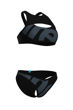 Imagen de ARENA WOMEN'S ARENA LOGO BRASSIERE BIKINI RACE - ASPHALT MULTI-BLACK-BLACK + 007047-535