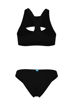 Imagen de ARENA WOMEN'S ARENA LOGO BRASSIERE BIKINI RACE - ASPHALT MULTI-BLACK-BLACK + 007047-535