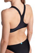 Imagen de ARENA WOMEN'S ARENA LOGO BRASSIERE BIKINI RACE - ASPHALT MULTI-BLACK-BLACK + 007047-535
