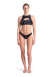 Imagen de ARENA WOMEN'S ARENA LOGO BRASSIERE BIKINI RACE - ASPHALT MULTI-BLACK-BLACK + 007047-535